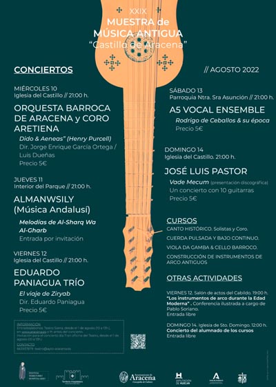 Muestra de Música Antigua Castillo de Aracena 2022