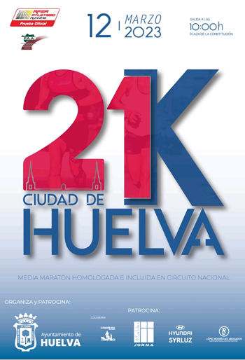 El Ayuntamiento de Huelva organiza 21K CIUDAD DE HUELVA